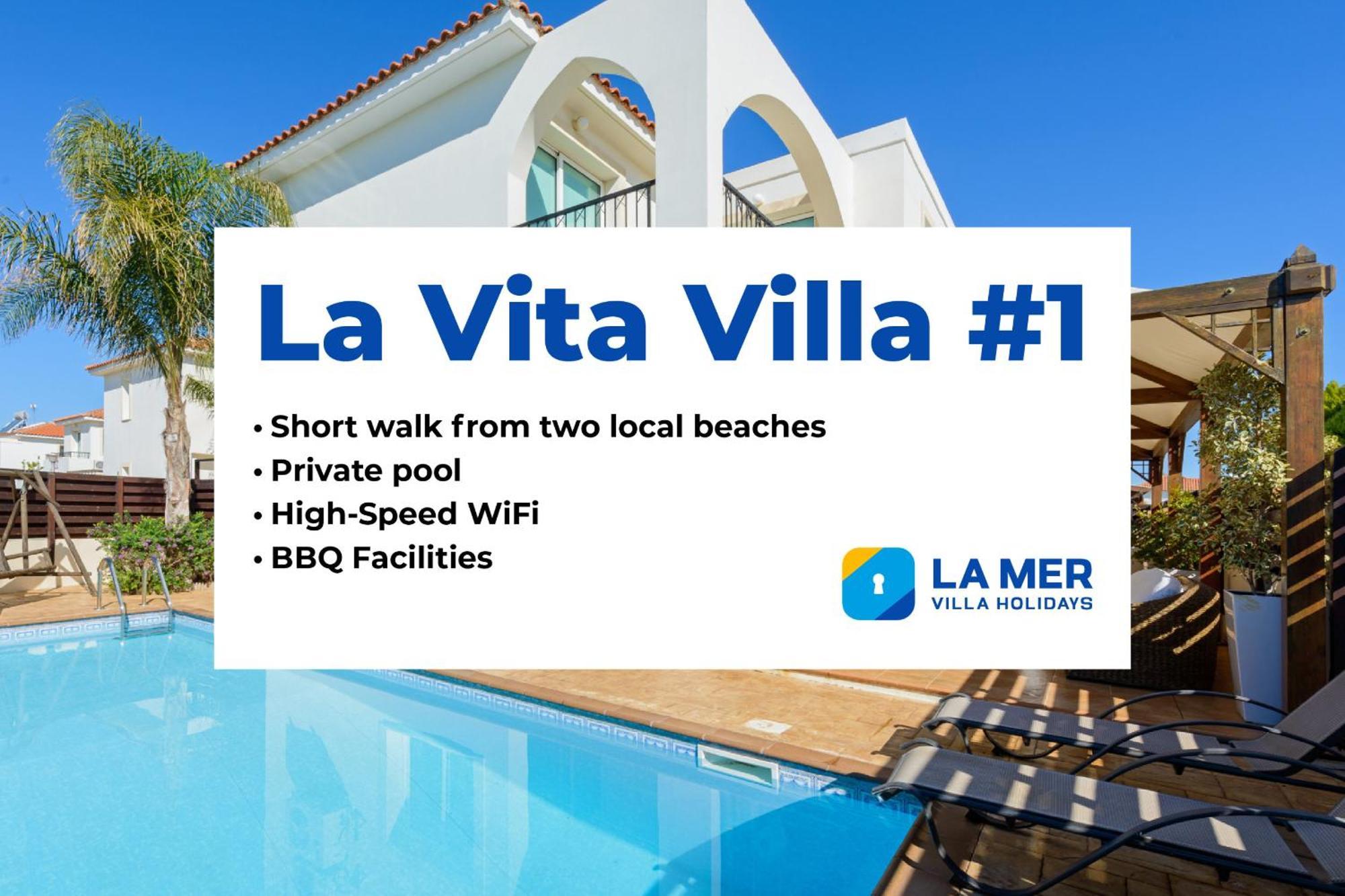 La Vita Villa #1 Protaras Ngoại thất bức ảnh